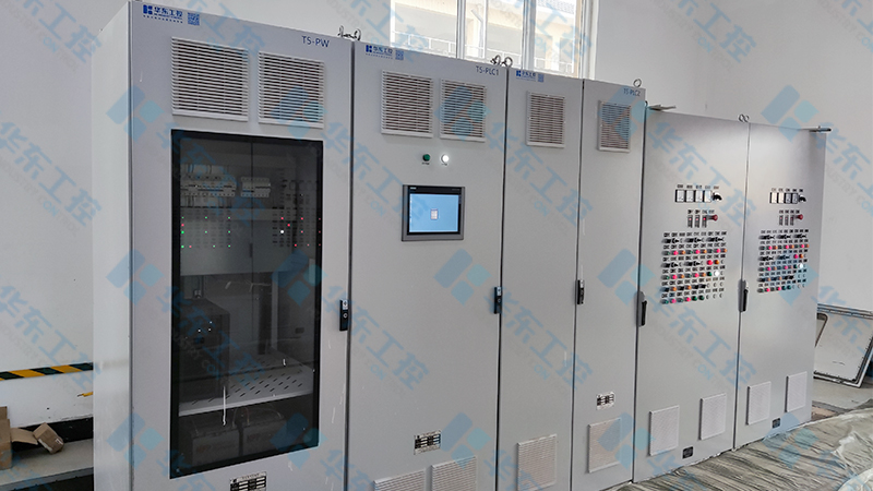 华东工控-污水处理厂施工现场